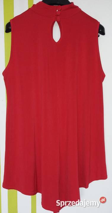 XL2XL5052 Ciemnoczerwona tunikobluzka o linii A Rozmiar 50