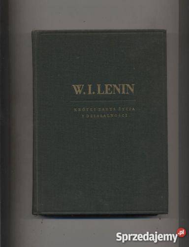 WILenin Krótki zarys życia i działalności Szczecin sprzedam