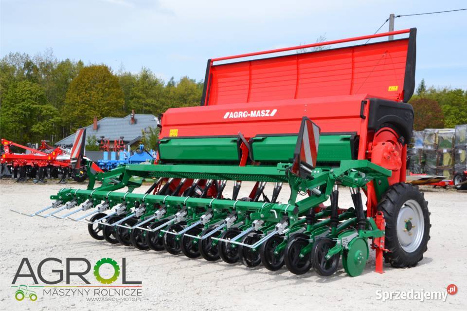 Siewnik zbożowy rzędowy 3m Agromasz SR301 Wróblewo