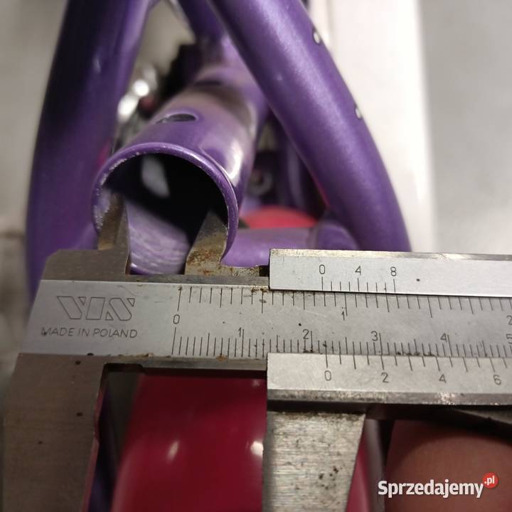 Rower dziecięcy fioletoworóżowy koła 16 kółka Dziecięce