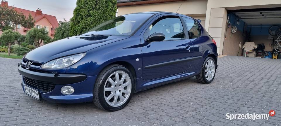 Peugeot 206 20 GTI ORYGINAŁ Okazja egzemplarz podlaskie