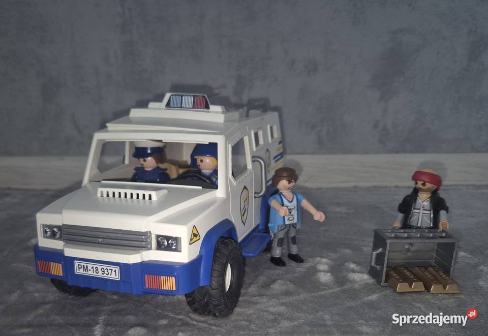 Figurki zestaw kolekcja Playmobil transporter Plastik  Łódź