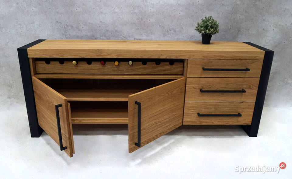 Komoda loftowa z szufladą na wino TAKO Pozostałe małopolskie Janczowa