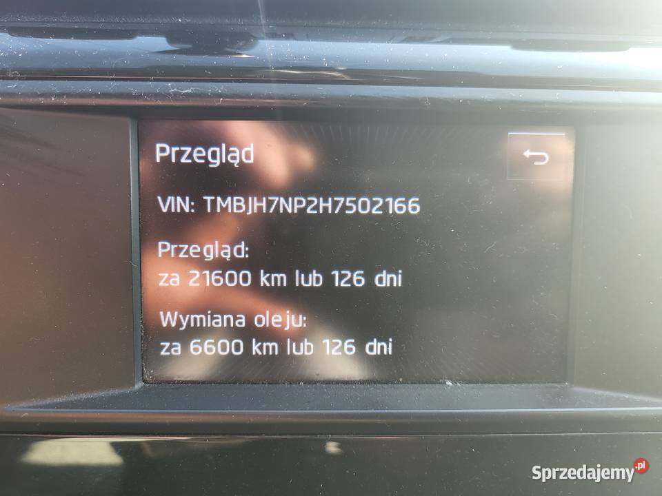 Salon Polska serwis ASO Skoda Automat DSG Łomża sprzedam