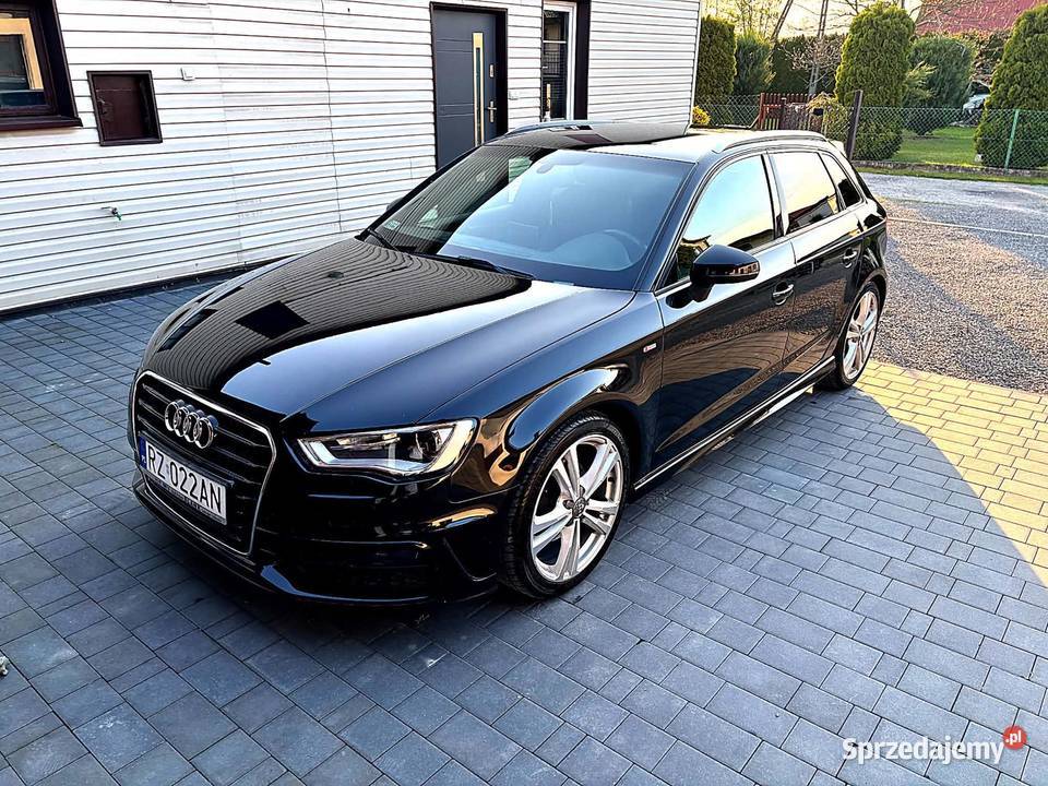 Audi A3 3xSline 14TFSI niski przebieg książka 4/5 podkarpackie Kolbuszowa