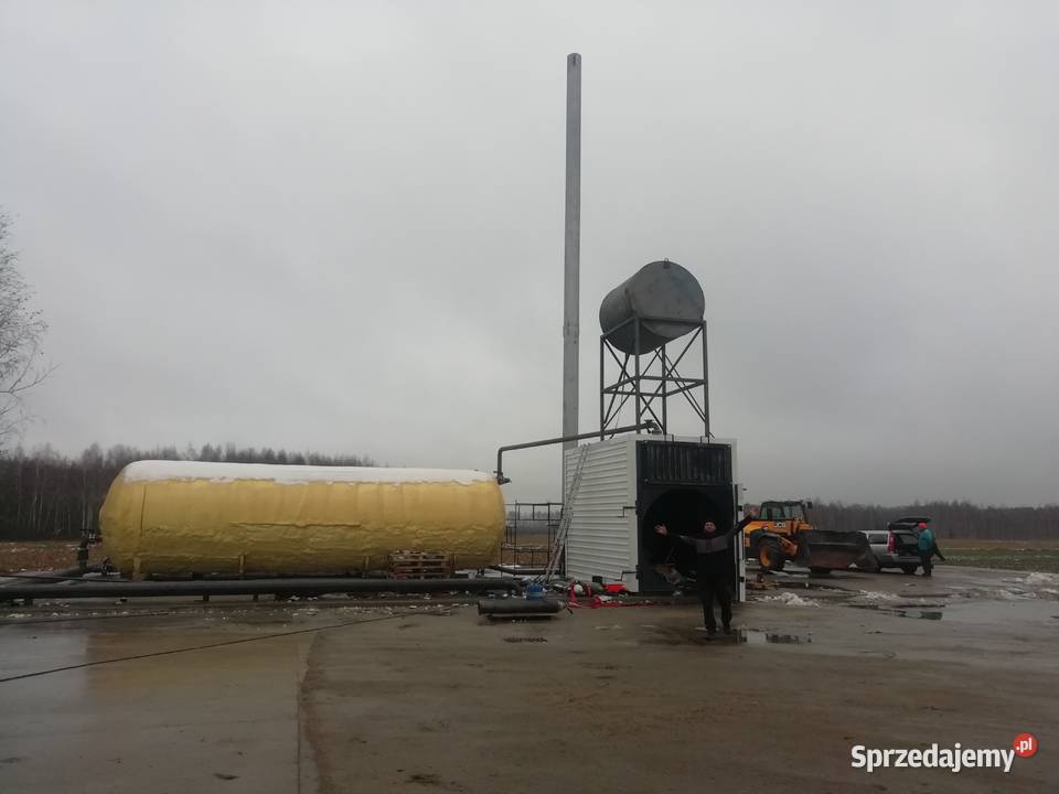 Kotłownia na słomę o mocy 1500kw Goszcz