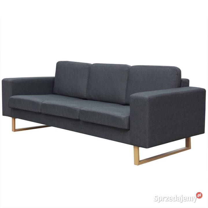 Sofa 3os ciemnoszara WM243187
