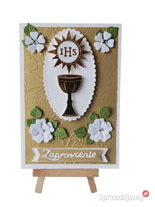 Zaproszenia Komunia Uniwersalne Kielich Poznań