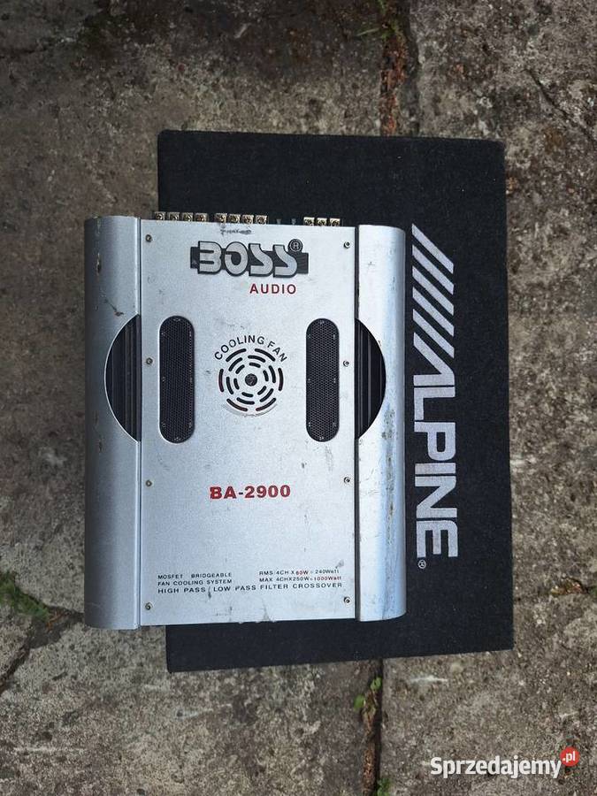 Subwoofer Alpinewzmacniacz Boss Gołdap