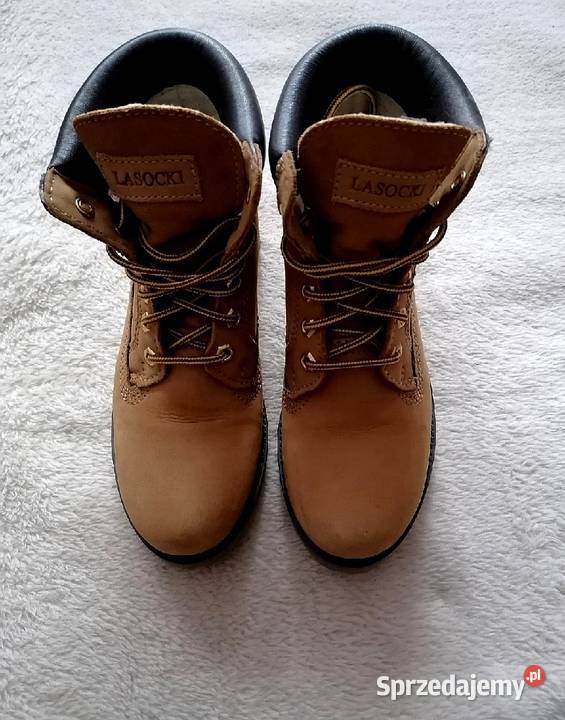 skórzane trzewiki Lasocki rozmiar 36