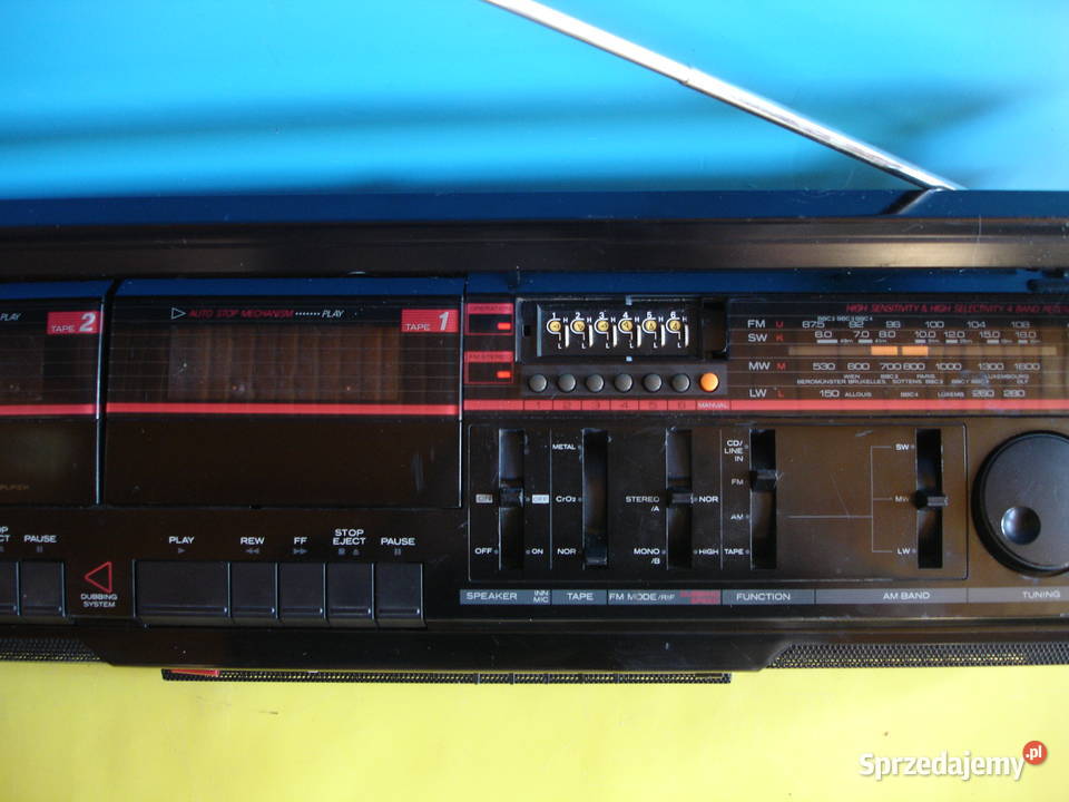 Radiomagnetofon HITACHI TRK3D5E lubuskie Zielona Góra