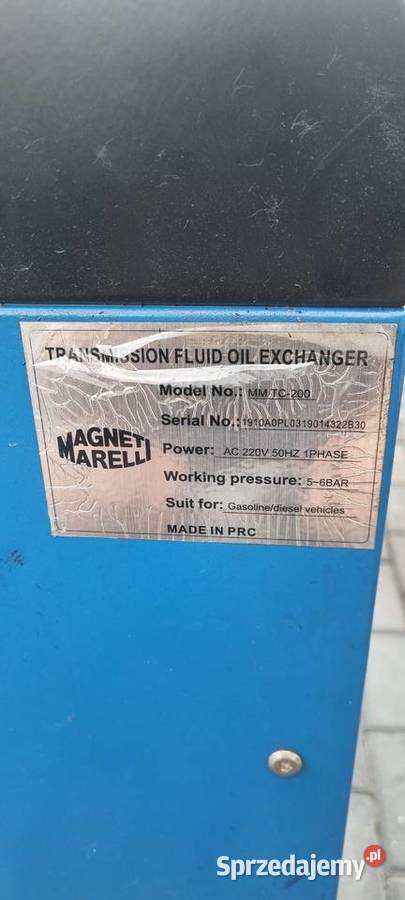 Urządzenie do wymiany dynamiczniej oleju Magneti