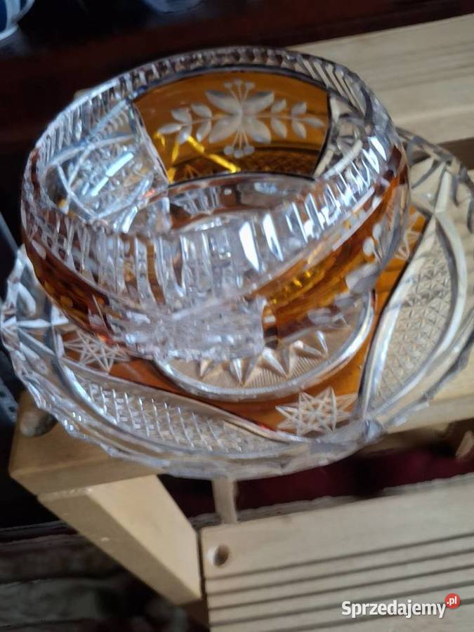 Puchari I spodeczki kryształowe Warszawa