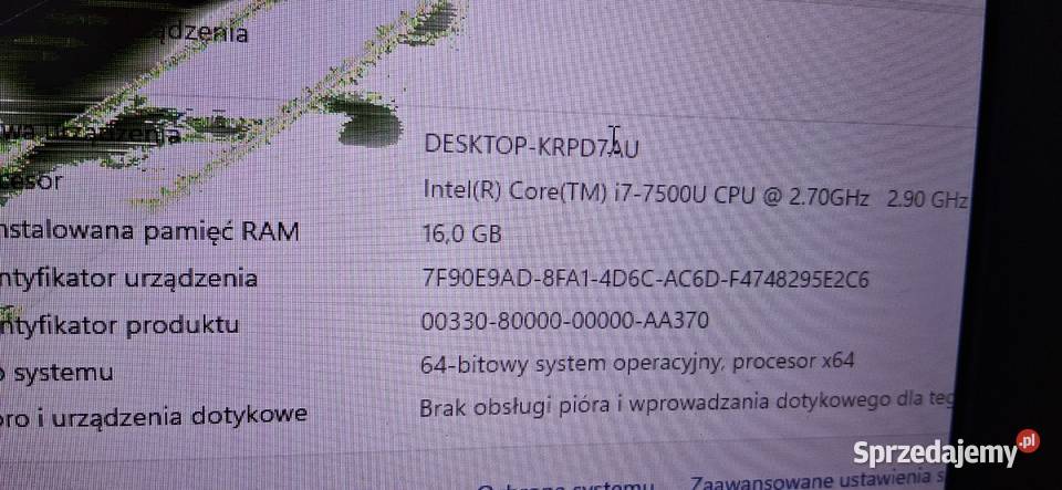MEDION Erazer P7647 Laptop Nootebook 17 Pozostałe Wrocław