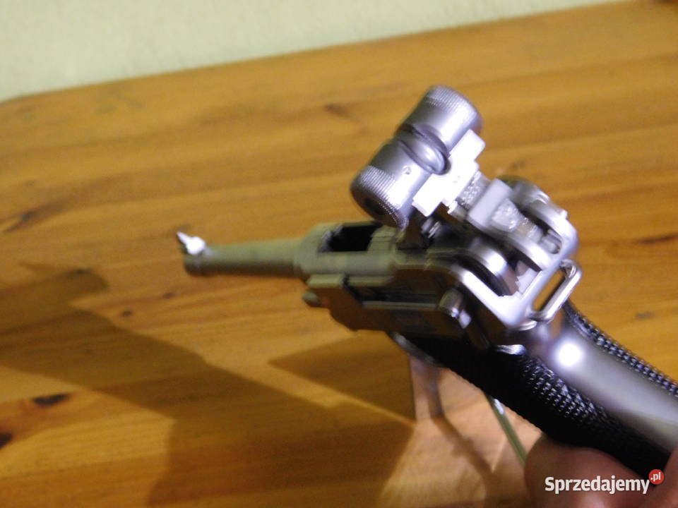Replika pistoletu parabellum luger P08 WW CHROME Kęty sprzedam