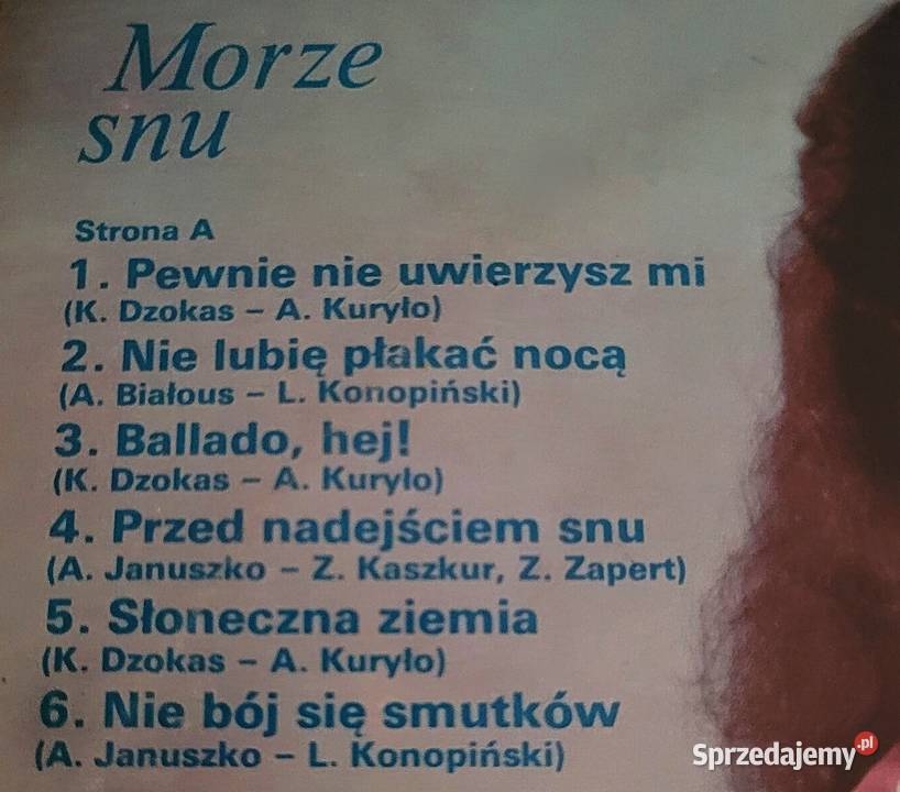 Eleni Morze snu płyta winylowa z roku 1984