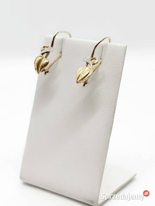 Złote kolczyki pr 585 11g Listki Elbląg