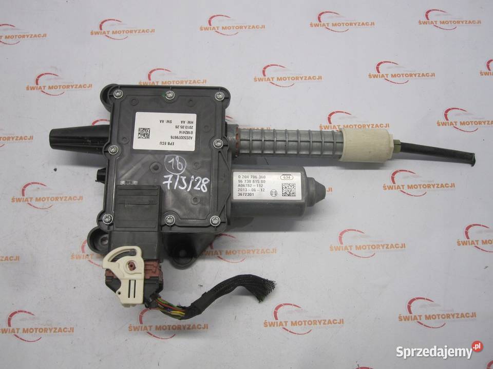 PEUGEOT 5008 I mechanizm hamulca elektrycznego sprzedam