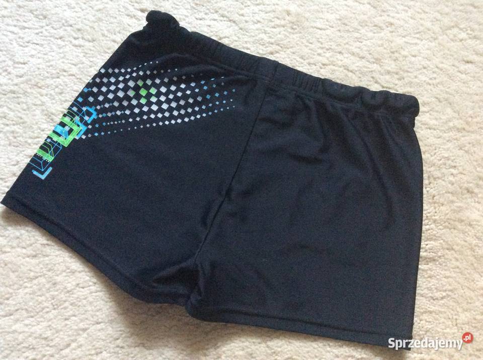 Czarne kąpielówki bokserki szorty na basen Chorzów