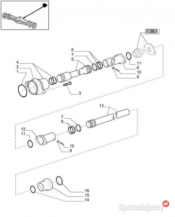 Holland T6010 Osłona 87656937