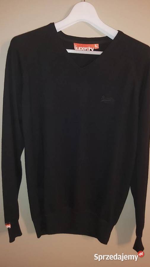 Superdry sweter męski rozmiar LXL czarny lubelskie