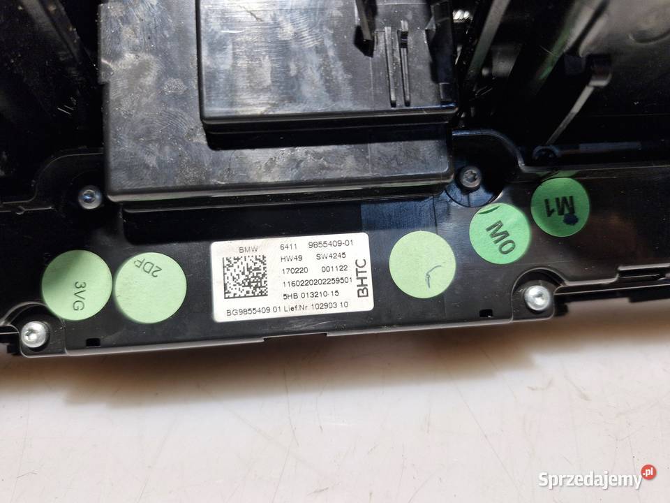BMW G20 G21 PANEL KLIMATYZACJI KRATKI NAWIEWU osobowe Panele sterowania, przełączniki