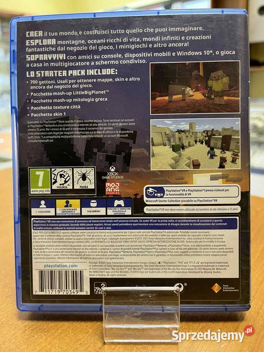Minecraft Bedrock Edition Sony PlayStation 4 4 napisy Gry na konsole Kultura i Rozrywka Elbląg