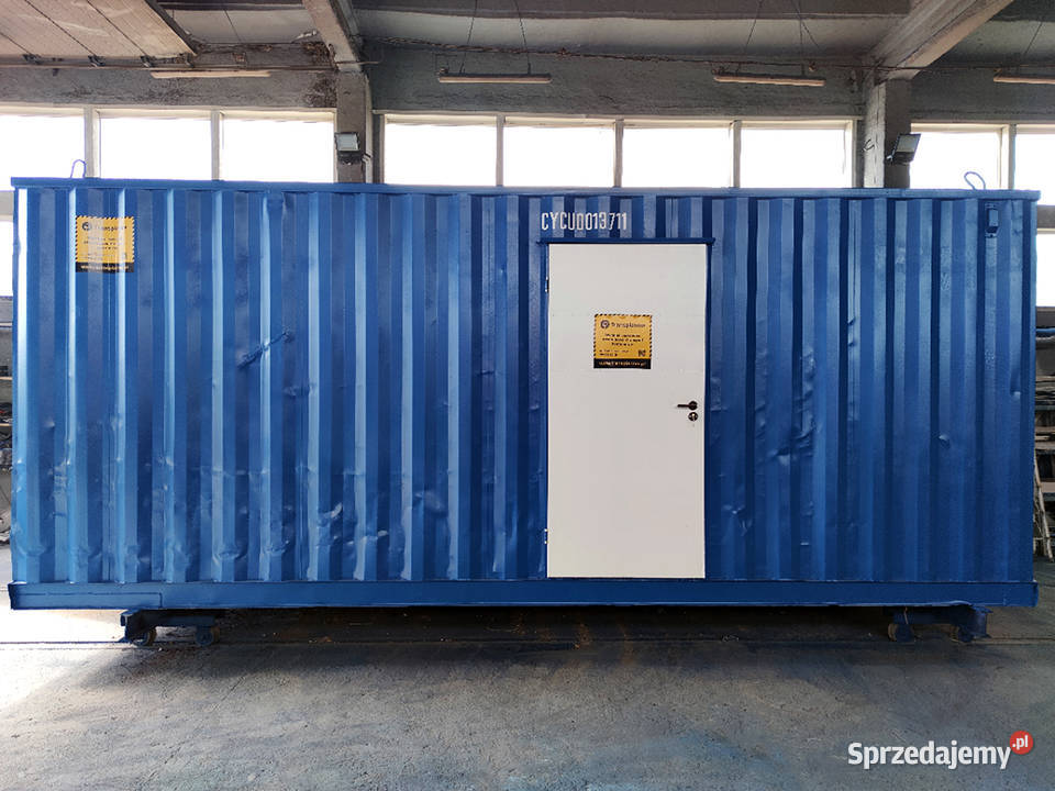 Kontener drewutnia niebieska pomorskie Banino sprzedam