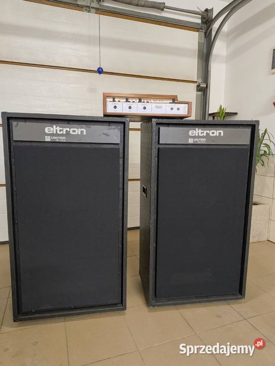 Kolumny Eltron 2x60W Wzmacniacz Akord Stereo 60W Dobieszyn