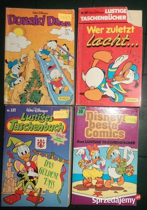 comics Kaczor Donald Duck Lustiges Taschenbuch Rzeszów