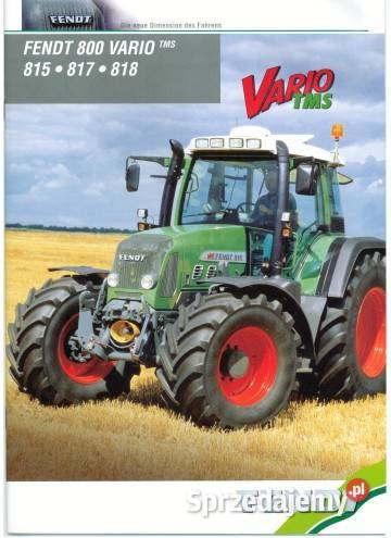 Fendt Vario 815 vario 817 Vario 818 instrukcja Szamotuły