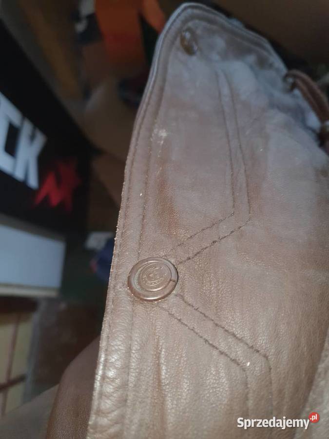 Kurtka skórzana vintage styl pilotka Top Gun Warszawa