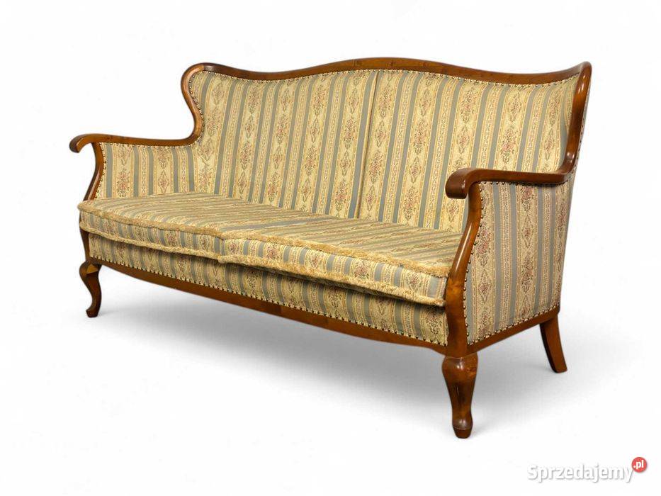002 Sofa kanapa trzyosobowa w stylu ludwikowskim Gryfice