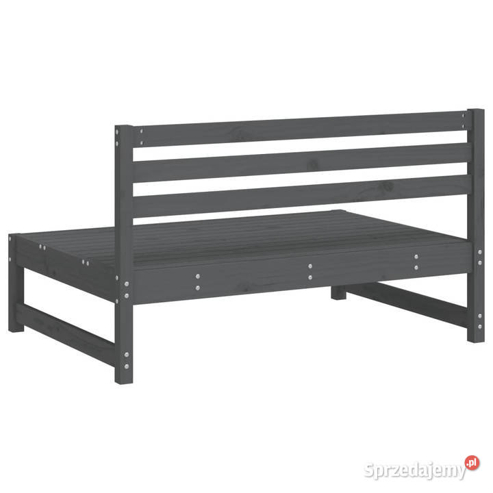 Sofy środkowe do ogrodu 2 szare 120x80 sosnowe Warszawa