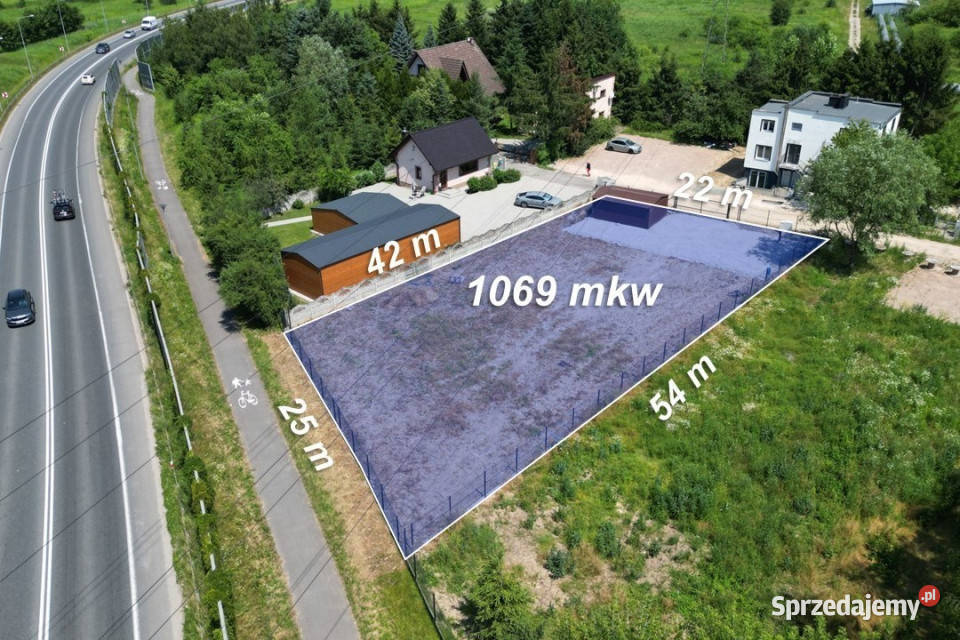 Działka w Skawinie na wynajem metalowe małopolskie Kopanka