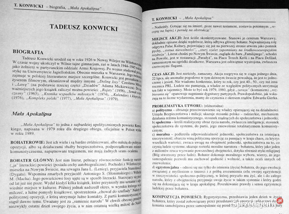 Ściąga 6b Polska literatura współczesna 1956