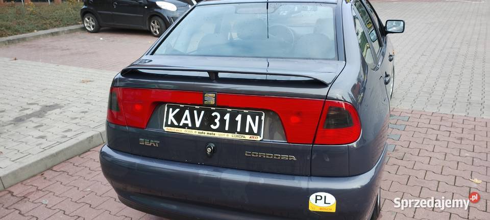 Seat Cordoba 1 właścicielakrajowy 90350km małopolskie Chrzanów