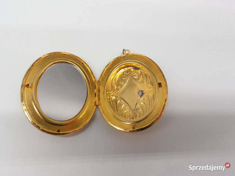 Sekretnik Medalion Cloisonn Kwiaty Retro Z Raszków