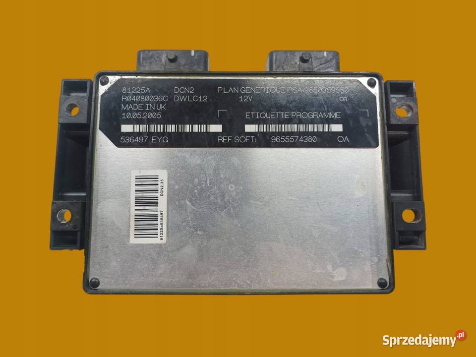STEROWNIK SILNIKA 9650359580 19 D 69 Citroen