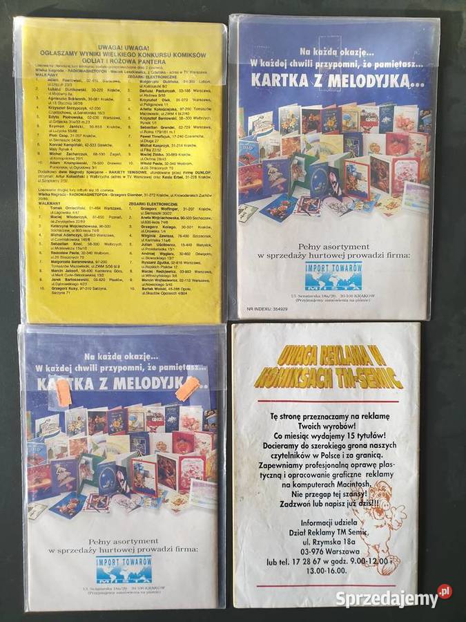 Alf zestaw 4 komiksów wydawnictwo TMSemic Gdynia