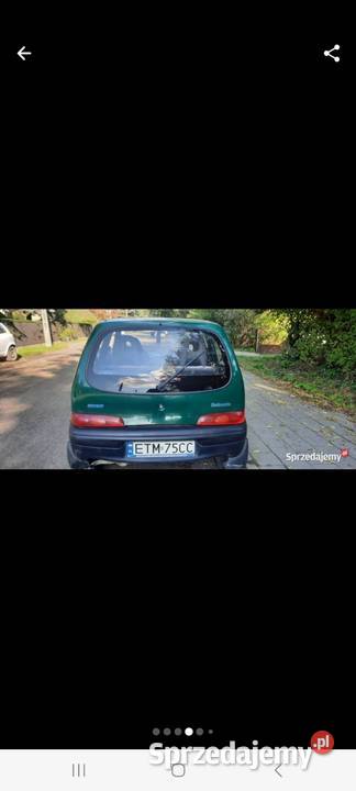Fiat Seicento 80 przebiegu kupiony w polskim salonie Łódź