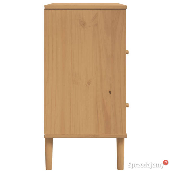 Szafka SENJA imitacja rattanu brązowa 80x40x80 Warszawa