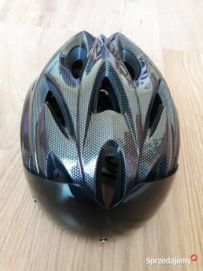 Kask rowerowy z szybką damski męski nowy Sokółka