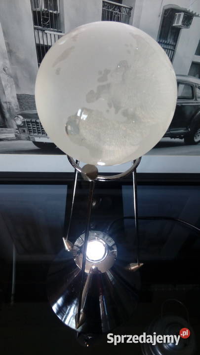 Lampa biurkowa stołowa vintage art Leszno