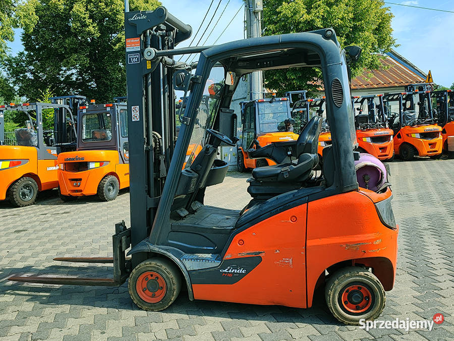 Wózek widłowy Linde H16T01 16 t LPG triplex 547 Kęty