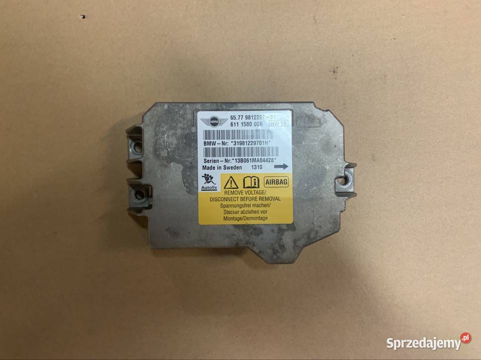 9812297 moduł sterownik poduszek mini cooper one Szczecin