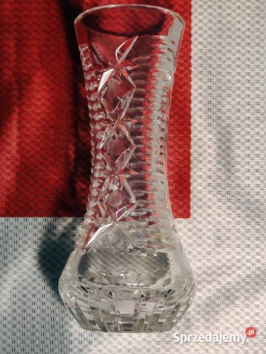 Wazonik vintage kryształowy hand Wrocław