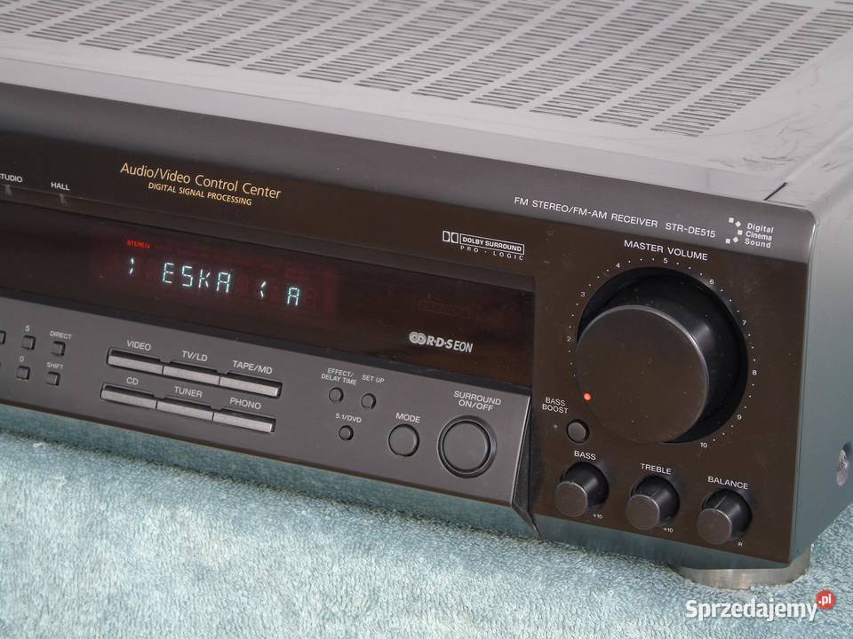 Amplituner Sony STRDE515 RDS sprawny i mocny