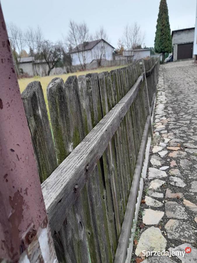 Sztachety ogrodzeniowe ze zdemontowanego plotu Gorzów
