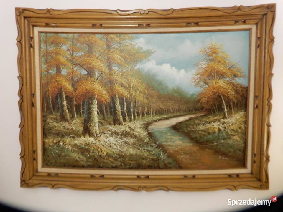 Potężny Obraz Olejny 111x80 Eugene KINGMAN wielkopolskie Piła sprzedam